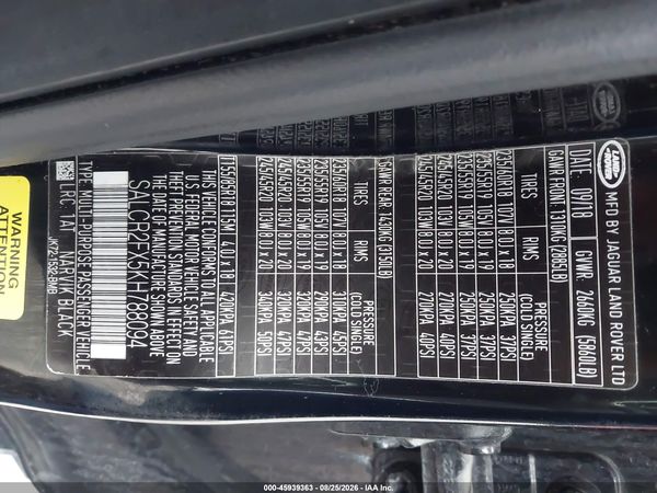 2019 LAND ROVER DISCOVERY SPORT HSE/LANDMARK EDITION