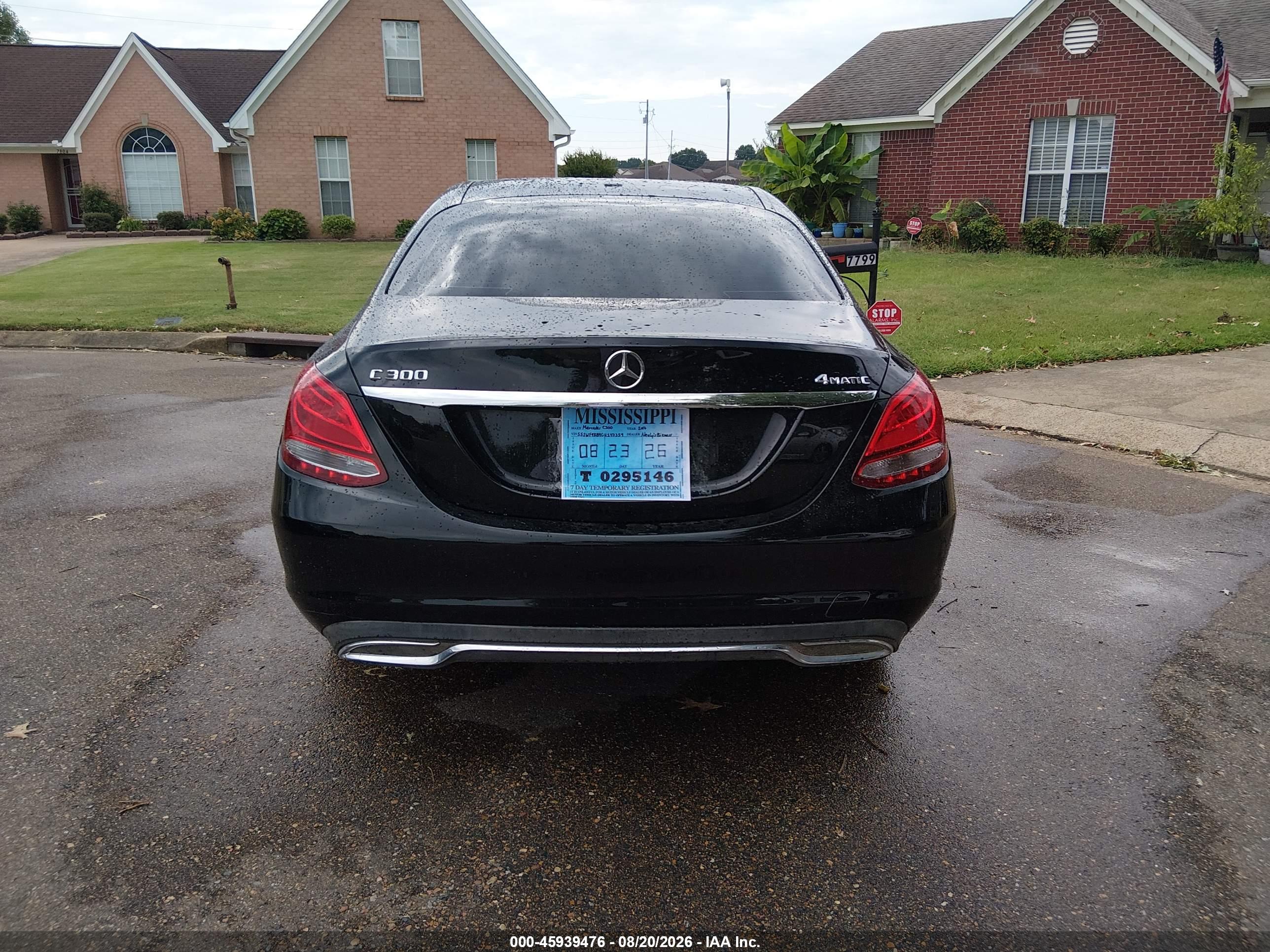 2016 MERCEDES-BENZ C 300 LUXURY 4MATIC