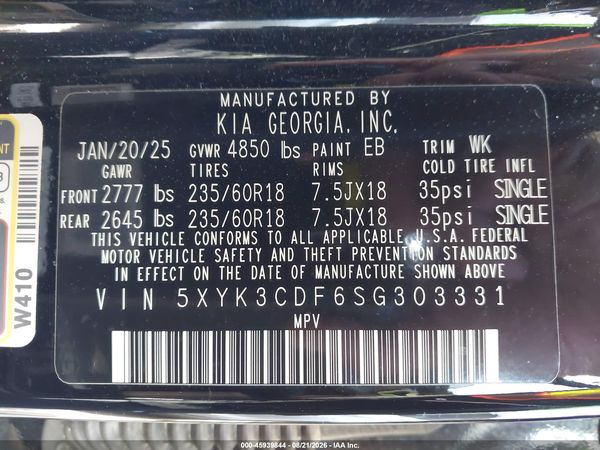 2025 KIA SPORTAGE EX