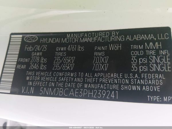 2023 HYUNDAI TUCSON SEL
