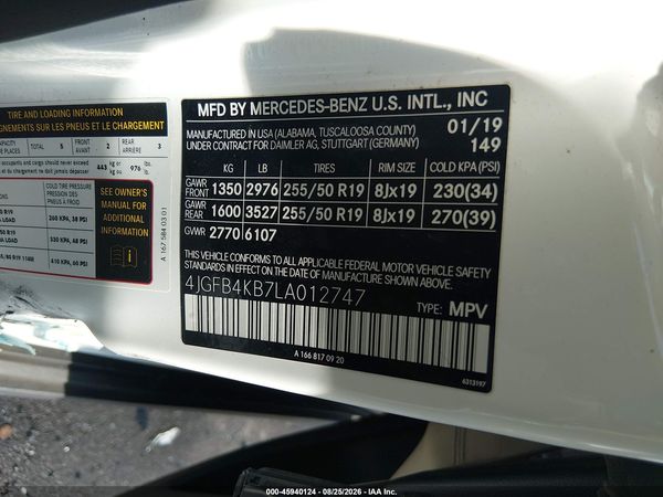 2020 MERCEDES-BENZ GLE 350 4MATIC