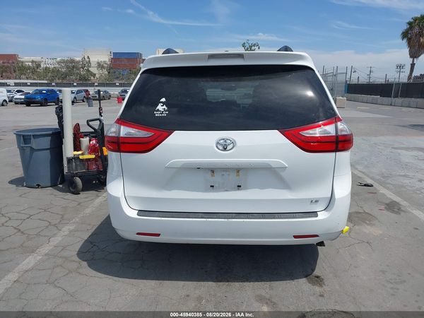 2016 TOYOTA SIENNA LE 8 PASSENGER