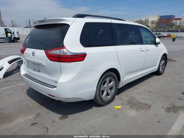 2016 TOYOTA SIENNA LE 8 PASSENGER