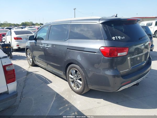 2016 KIA SEDONA SX LUXURY