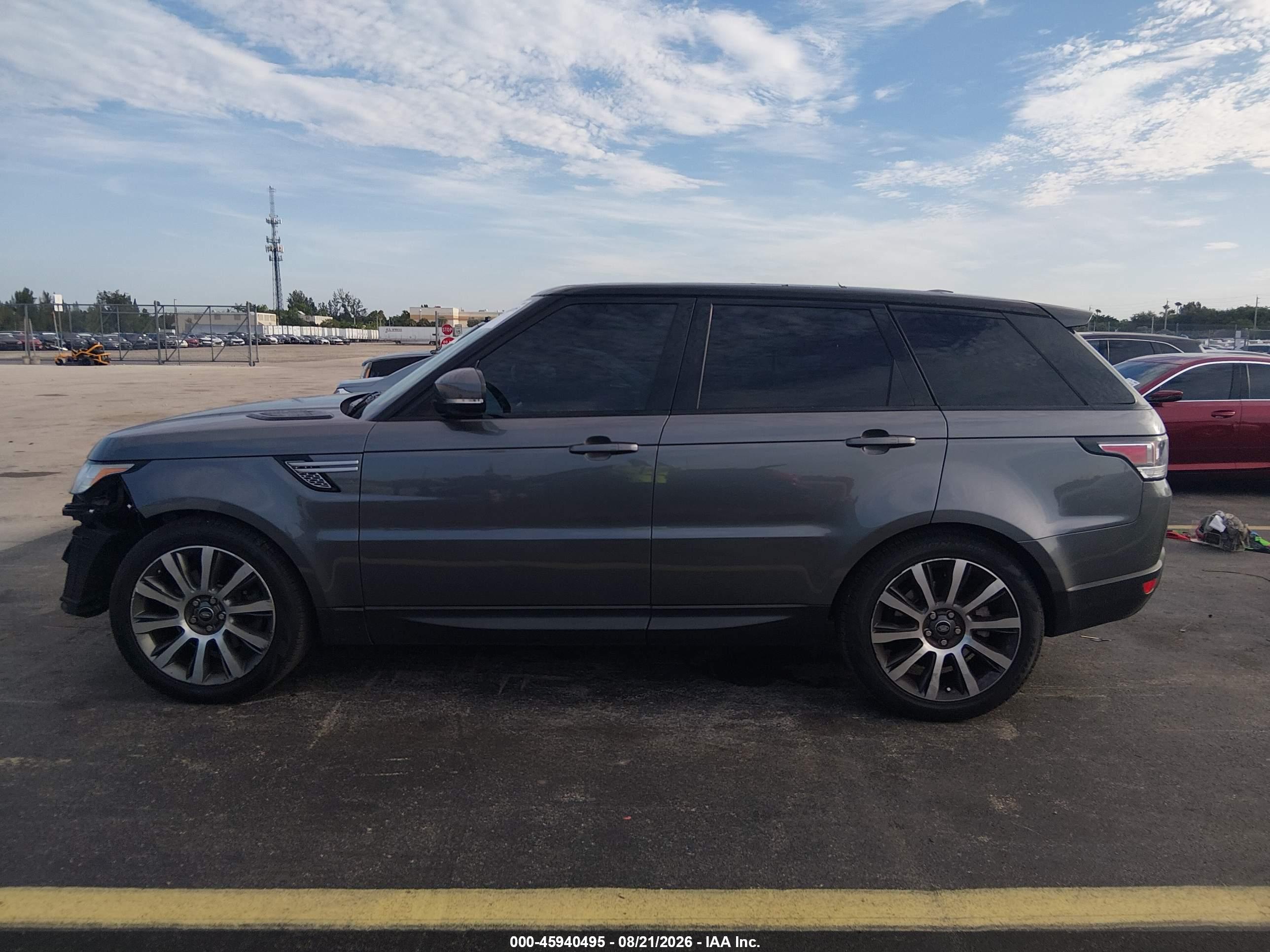 2014 LAND ROVER RANGE ROVER SPORT 3.0L V6 SUPERCHARGED HSE