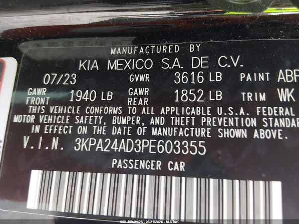 2023 KIA RIO LX