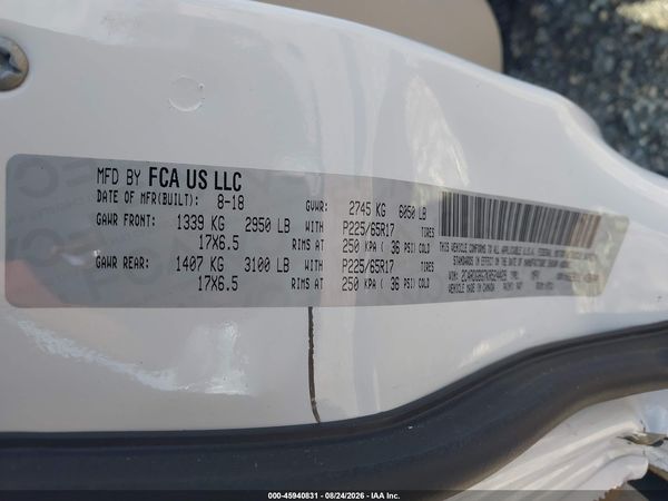 2019 DODGE GRAND CARAVAN SE