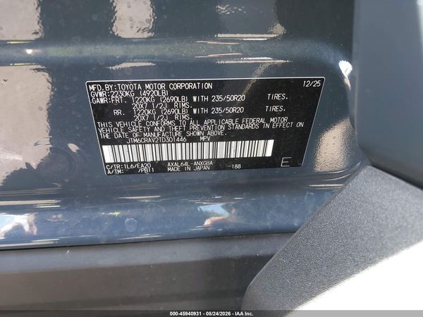 2026 TOYOTA RAV4 LIMITED — I9
