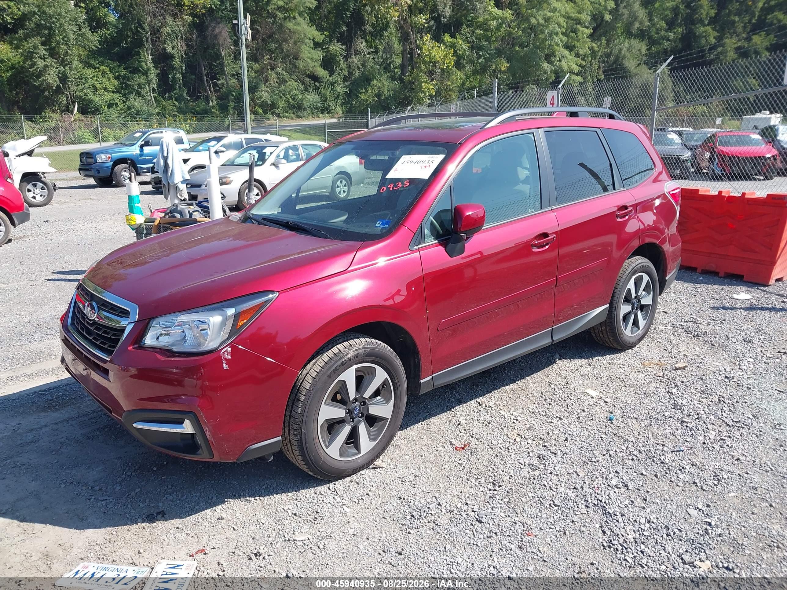 2018 SUBARU FORESTER 2.5I PREMIUM — I2