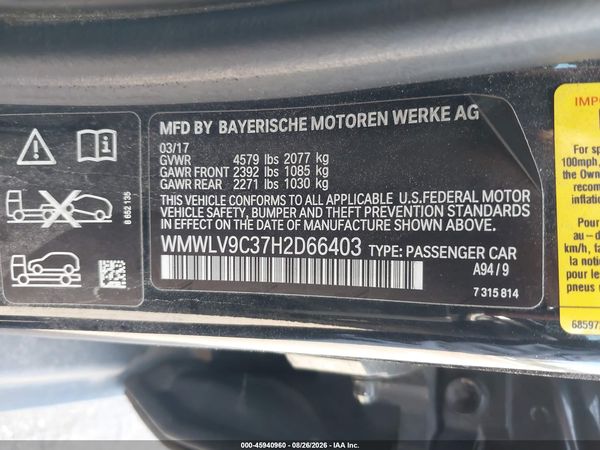 2017 MINI CLUBMAN JOHN COOPER WORKS — I9