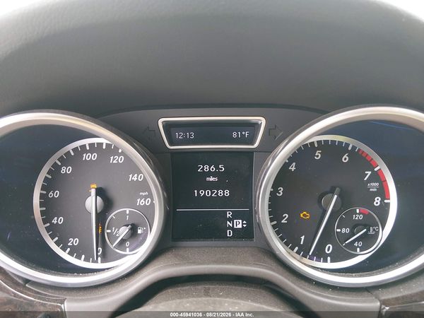 2012 MERCEDES-BENZ ML 350 4MATIC — I7
