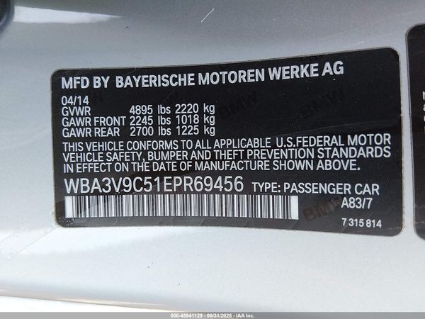 2014 BMW 428I XDRIVE — I9