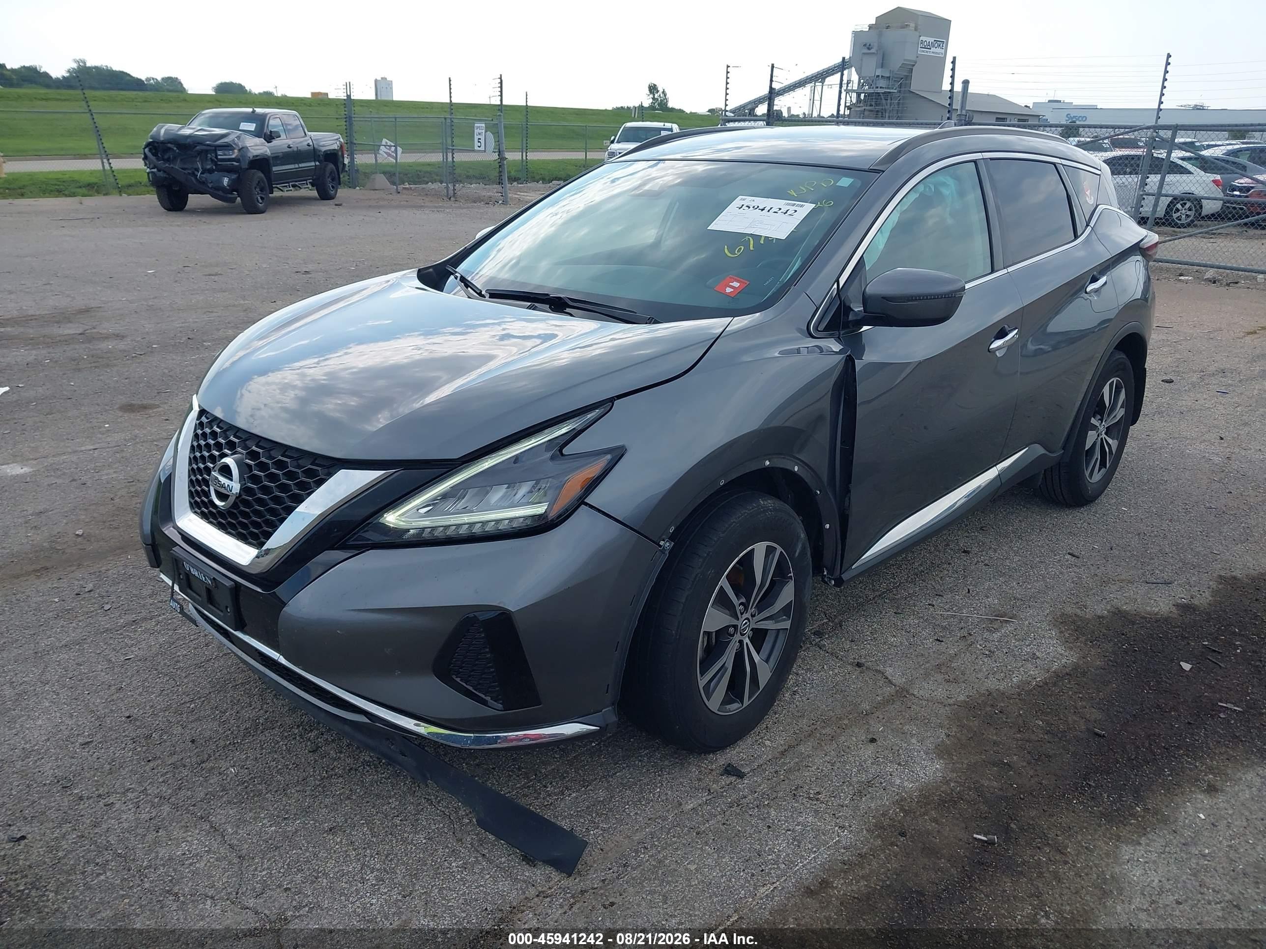 2020 NISSAN MURANO SV FWD — I2