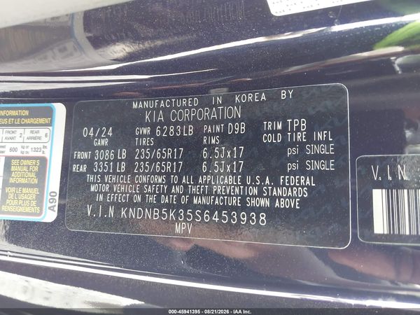 2025 KIA CARNIVAL MPV LXS