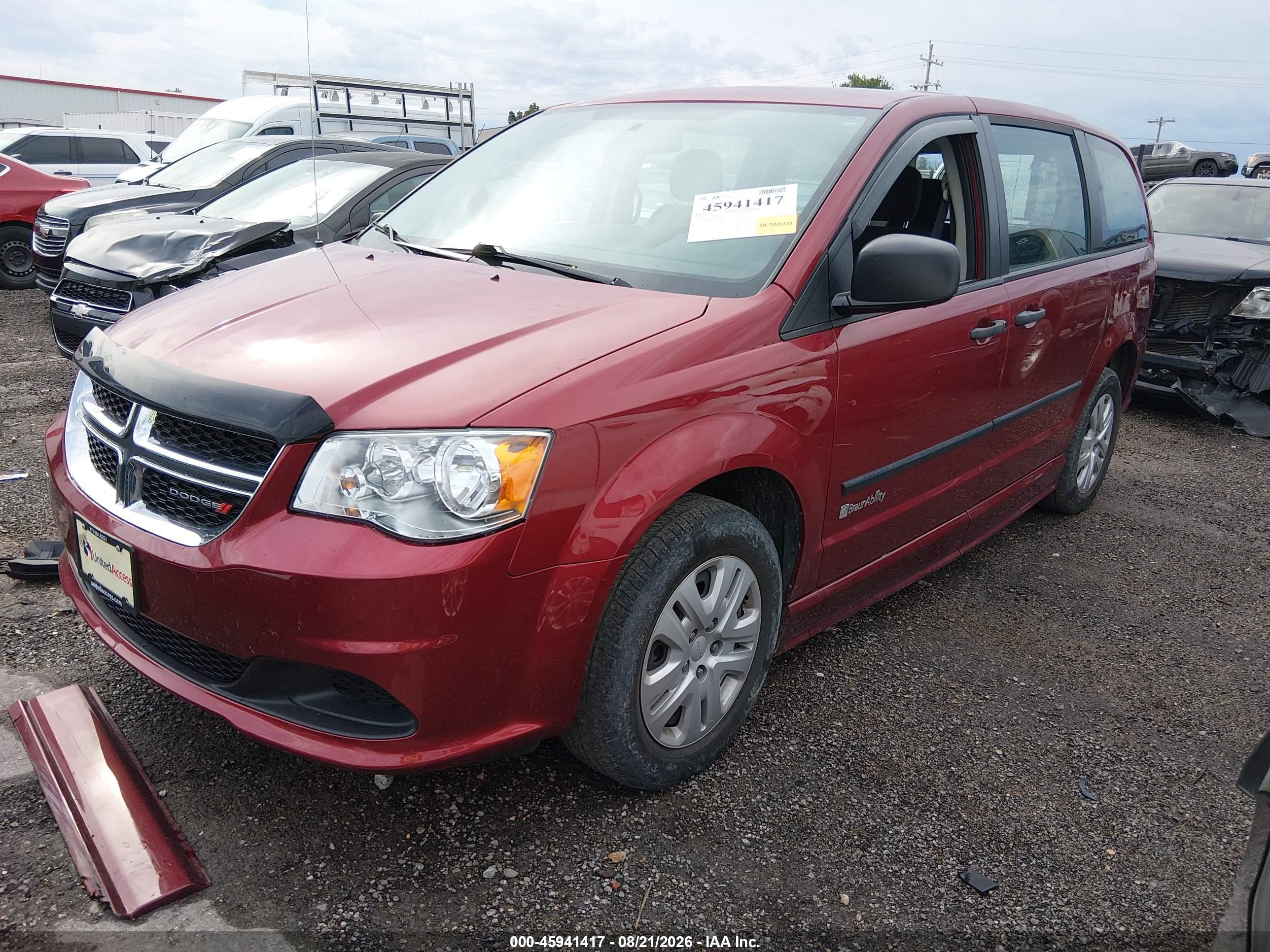 2014 DODGE GRAND CARAVAN AMERICAN VALUE PKG — I2