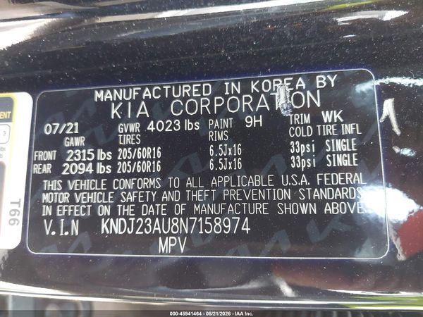 2022 KIA SOUL LX