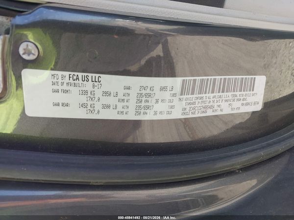 2017 CHRYSLER PACIFICA LX