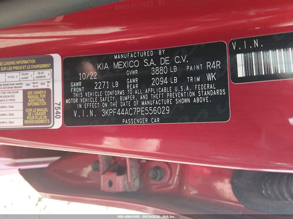 2023 KIA FORTE GT MANUAL — I9