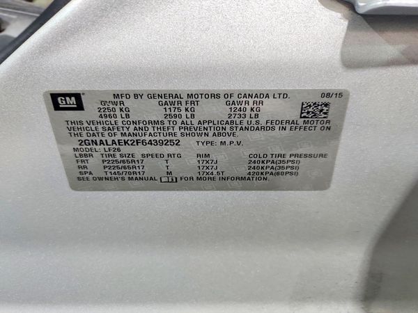 2015 CHEVROLET EQUINOX LS