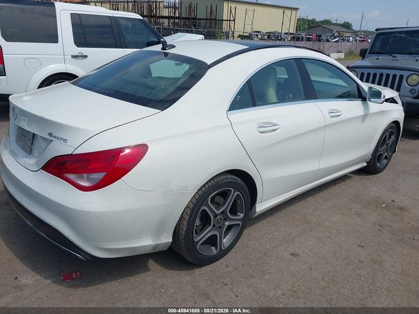 2018 MERCEDES-BENZ CLA 250 4MATIC — I4