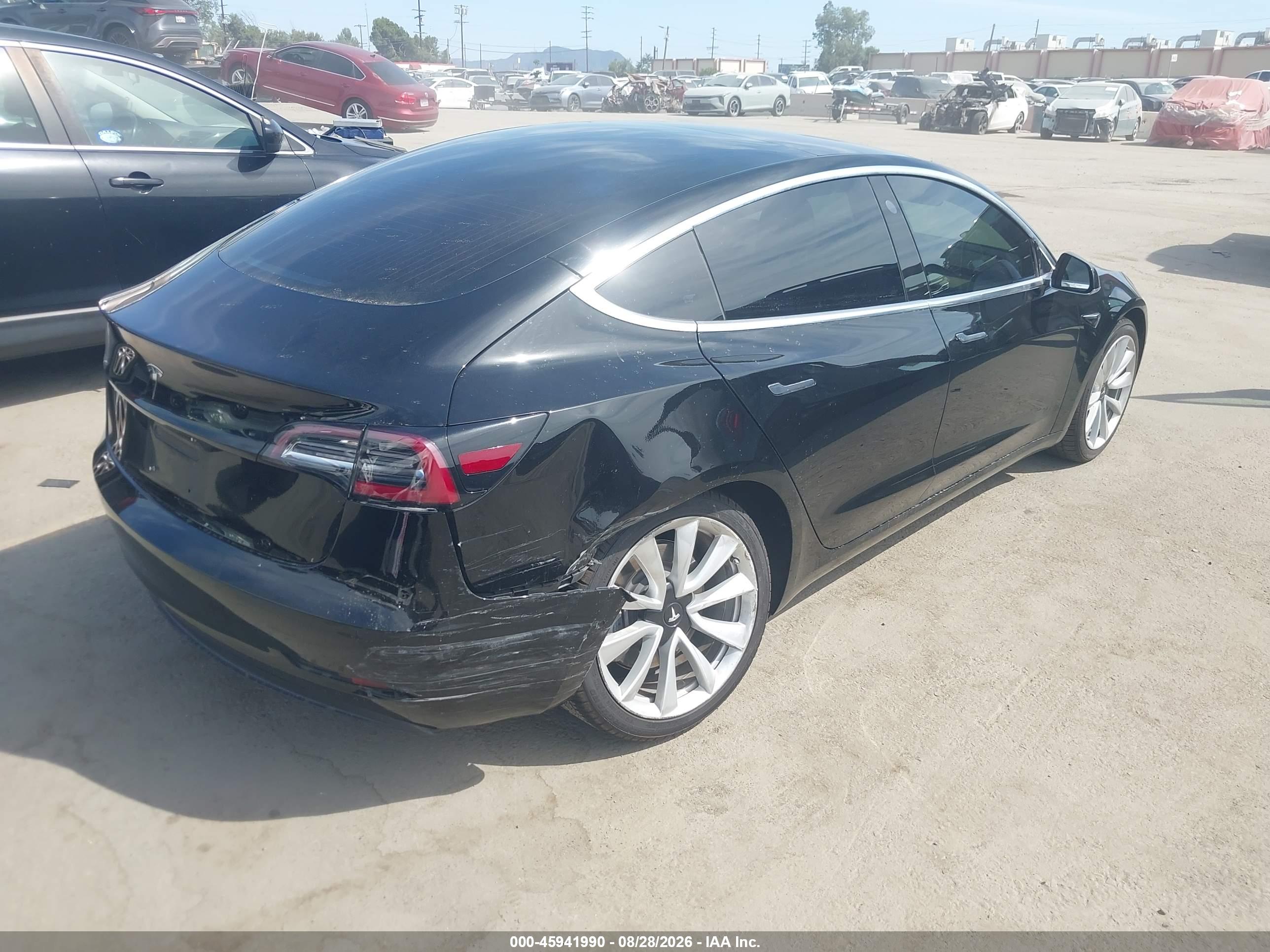 2018 TESLA MODEL 3 LONG RANGE/MID RANGE — I4