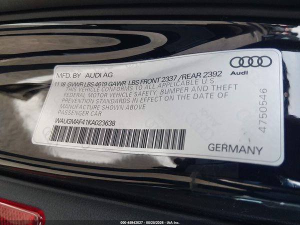 2019 AUDI A4