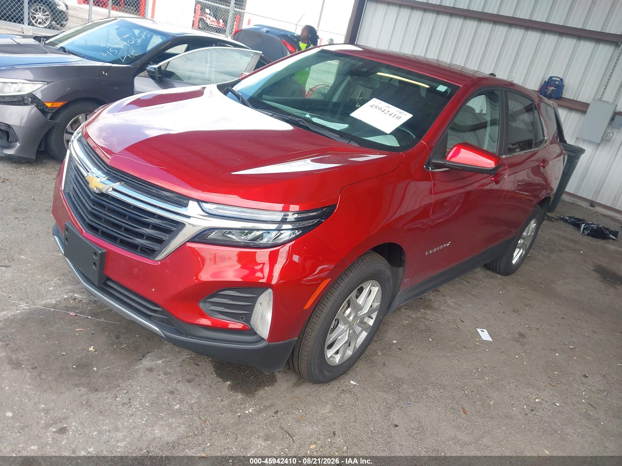 2022 CHEVROLET EQUINOX FWD LT — I2