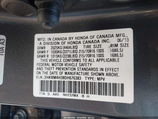 2013 HONDA CR-V LX