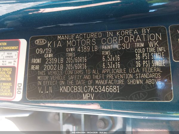 2019 KIA NIRO LX