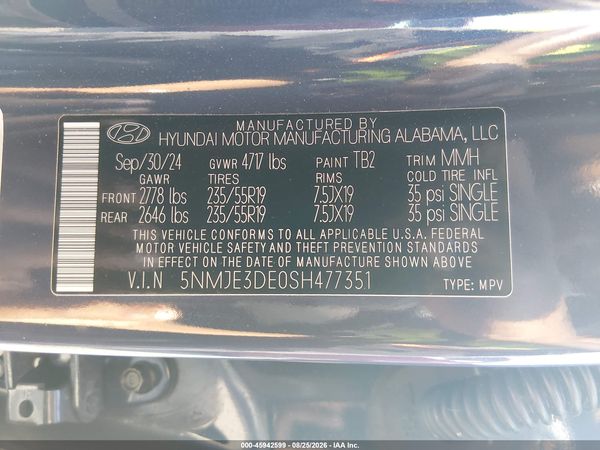 2025 HYUNDAI TUCSON LIMITED
