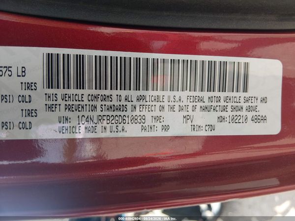 2016 JEEP PATRIOT LATITUDE