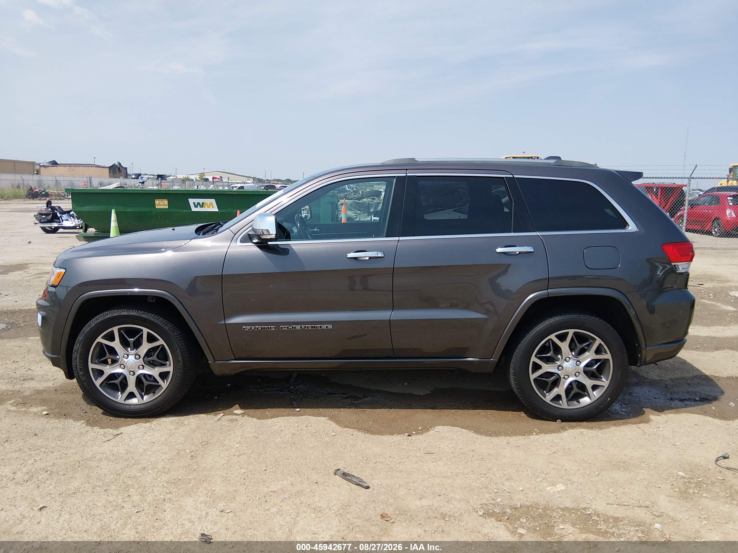 2020 JEEP GRAND CHEROKEE OVERLAND 4X2