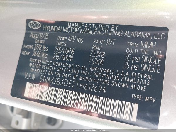 2026 HYUNDAI TUCSON SEL