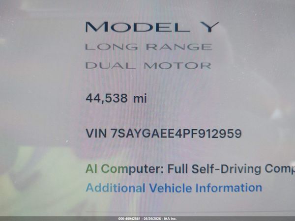 2023 TESLA MODEL Y