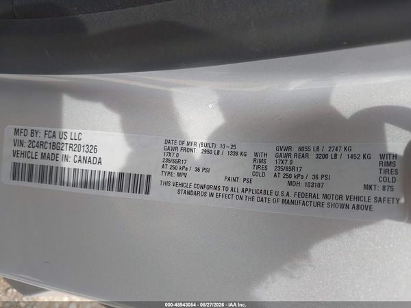 2026 CHRYSLER PACIFICA SELECT