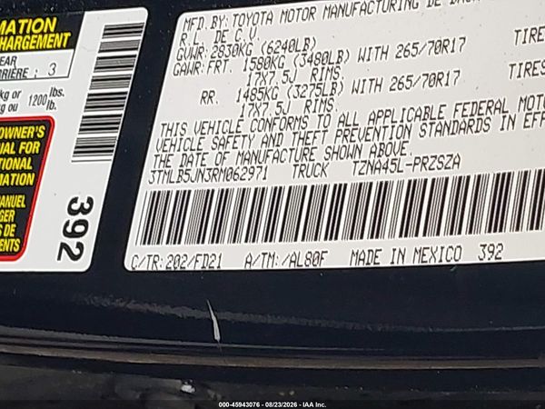2024 TOYOTA TACOMA TRD OFF ROAD