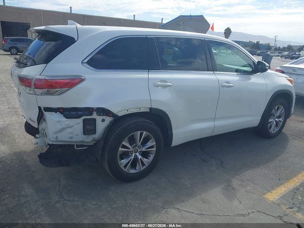 2016 TOYOTA HIGHLANDER — I4
