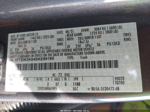 2025 FORD F-150 XLT