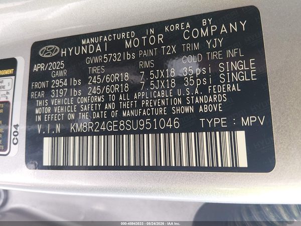 2025 HYUNDAI PALISADE SEL