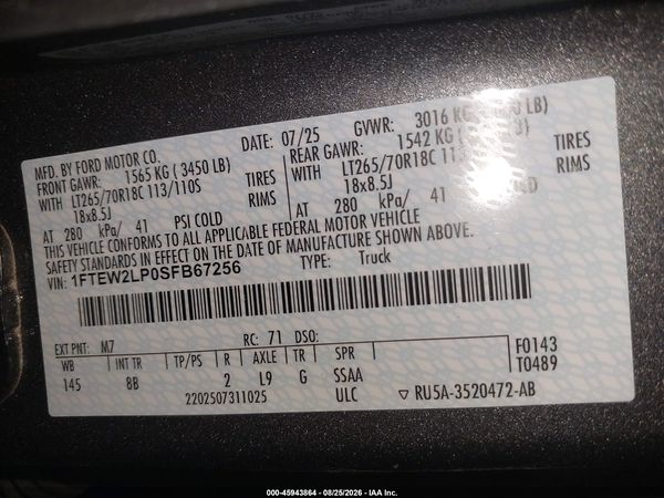 2025 FORD F-150 STX