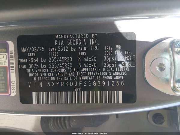 2025 KIA SORENTO X-LINE SX