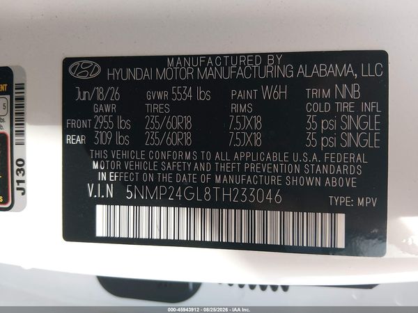 2026 HYUNDAI SANTA FE SEL