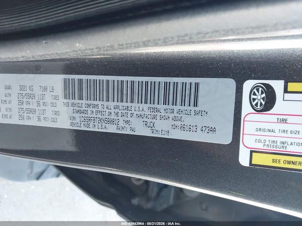 2019 RAM 1500