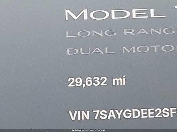 2025 TESLA MODEL Y