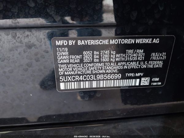2020 BMW X5 SDRIVE40I