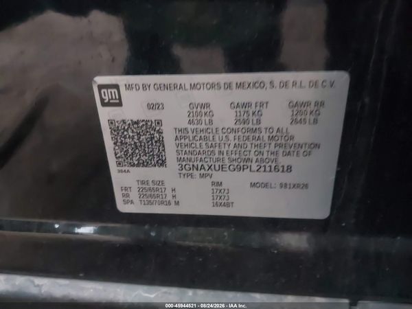 2023 CHEVROLET EQUINOX AWD LT — I9
