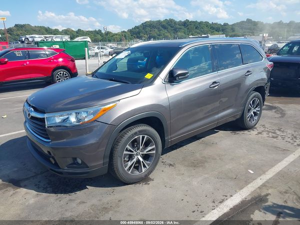 2016 TOYOTA HIGHLANDER — I2