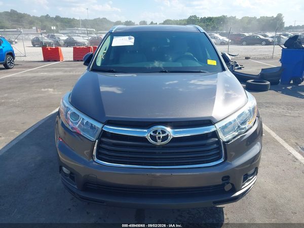 2016 TOYOTA HIGHLANDER XLE V6 — I115