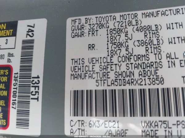2024 TOYOTA TUNDRA SR5 — I9