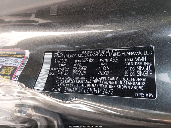 2022 HYUNDAI TUCSON SEL